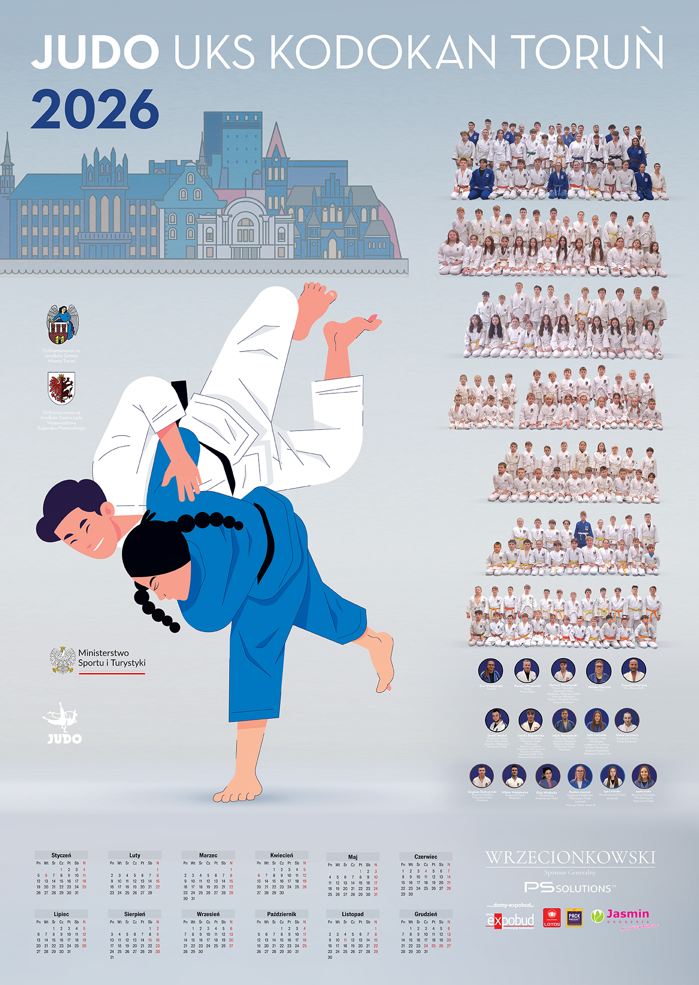 Logo klubu Uczniowski Klub Sportowy "Kodokan"